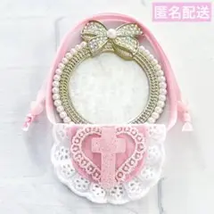 モンぬい ぬい用 レース 十字架 スタイ グレー よだれかけ あんスタ いつぬい
