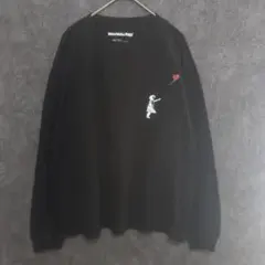 BRANDALISED 長袖Tシャツ バンクシー ブラック ストリート Lのサムネイル
