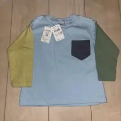 【新品】長袖カットソー 青・緑・黄 サイズ80