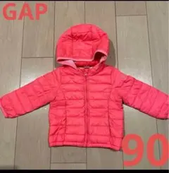 GAP PRIMALOFT プリマロフト アウター 90 ピンク フード付き