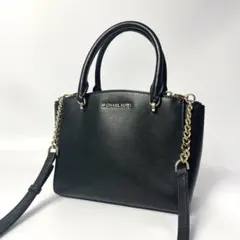 マイケルコース ハンドバッグ 2way ショルダー チェーン 黒 ブラック