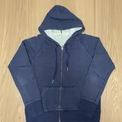 ネイビー フルジップパーカー