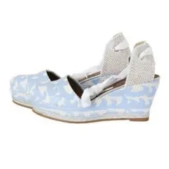 ガイモ gaimo ツモリチサト コラボ エスパドリーユ サンダル ブルー