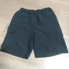 UNIQLO 黒　水陸両用　ギアハーフパンツ 160
