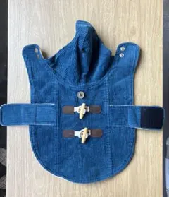 コーデュロイフード付き犬服　Sサイズ