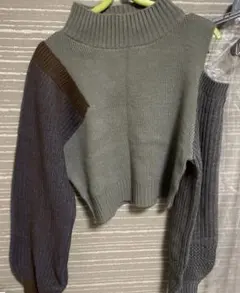 ムルーア　カットスリーブ　ニット