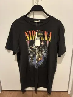 【新品タグ付】GU×NIRVANA ニルヴァーナ コラボTシャツ ブラック Sのサムネイル