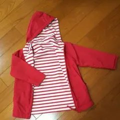 ジャンパー  リバーシブル 赤 110