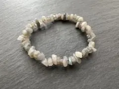 ラブラドライトさざれブレスレット 16cm 6mm〜