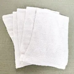 掃除用雑巾 ホワイト 5枚セット