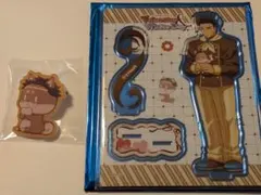 鬼滅の刃　バレンタイン　アクリルスタンド　バッジ　悲鳴嶼行冥