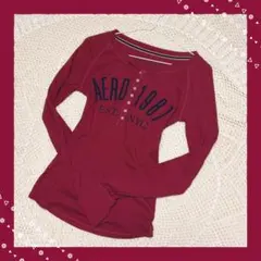 【AEROPOSTALE】AERO 1987 EST.NYC ロゴ レディースM