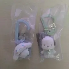 サンリオ　カラビナ　マスコットチャーム　シナモン　ポチャッコ