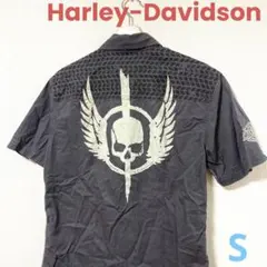 Harley-Davidson ハーレーダビッドソン 半袖シャツ スカル Sのサムネイル