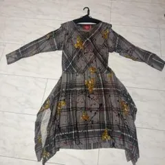 viviennewestwood RED label 2 長袖チェックワンピース - メルカリ
