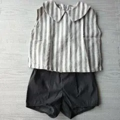 ショートパンツ　半袖シャツ セット 80　FITH tete a teteのサムネイル