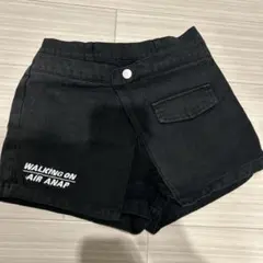 AIR ANAP スカート風ショートパンツ ブラック