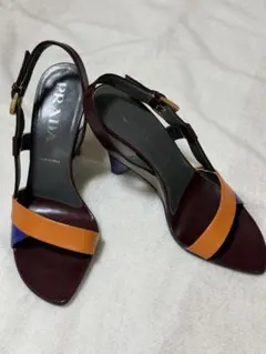 PRADA プラダ サンダル リボン マルチカラー 日本未発売 - メルカリ