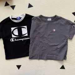 Champion キッズ Tシャツ セット 100cm グレー 黒
