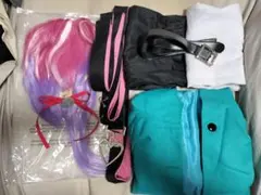 ヒプマイ　飴村乱数　コスプレ（ウィッグ・マイク付き）