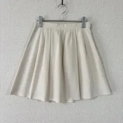 Apuweiser-riche/アイボリー ひざ丈フレアスカートのサムネイル