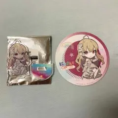 にじさんじ　スイパラコラボ　鷹宮リオン　ミニキャラアクリルスタンドとコースター