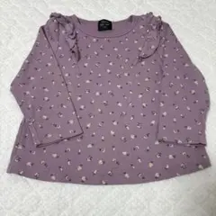petit main 花柄長袖カットソー 100cm