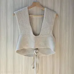 LOWRYS FARM ニットビスチェ ベスト FREE ベージュ 春