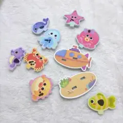 匿名配送❣️お風呂おもちゃ　プレゼント　かわいい　収納袋付き　海の生き物
