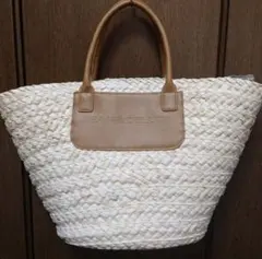 DEAN & DELUCA かごバッグ ストローバッグ大のサムネイル