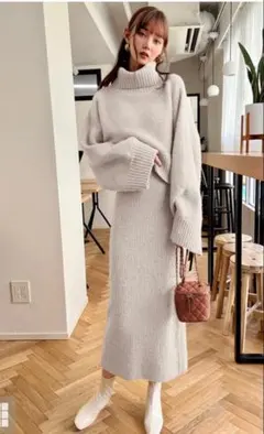 GRLニットセットアップ [cu378]