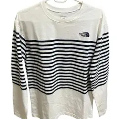 【美品】THE NORTH FACE ストライプ長袖カットソー NT81837