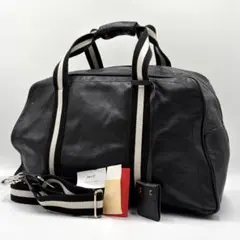 BALLY バリー 2way ボストンバッグ トレインスポッティング ブラック