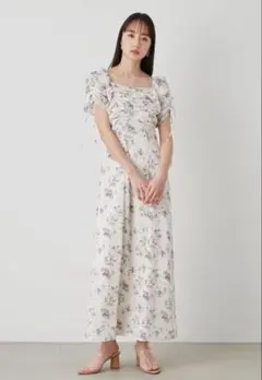 snidel バリエプリントワンピース