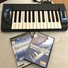 PS2版キーボードマニア　専用コントローラーソフト2本　プレステ　テレビゲーム