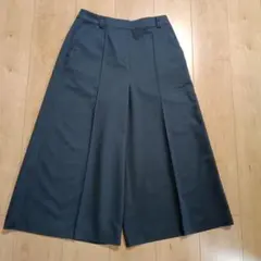 NATURAL BEAUTY BASIC ガウチョパンツ S ネイビー