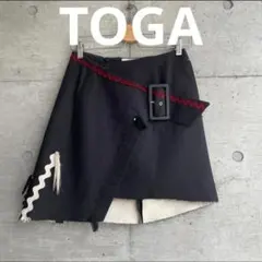 TOGA PULLA ラップテープスカート　アシンメトリーデザイン巻きスカートのサムネイル