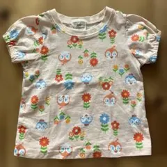 ドキンちゃん　コキンちゃん　80cm 半袖Tシャツ 花柄
