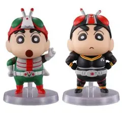 クレヨンしんちゃん×仮面ライダー コラボレーションフィギュアコレクション　ガチャ