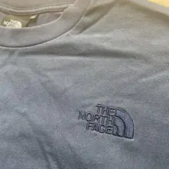 THE NORTH FACE 刺繍ロゴTシャツ ネイビー　青　M
