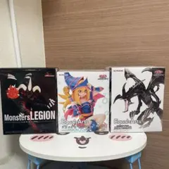 遊戯王　フィギュアセット　ブラックマジシャンガール　真紅眼の黒龍　レッドデーモン