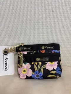 【新品タグ付き】レスポートサック ミニポーチ 花柄 小銭入れ
