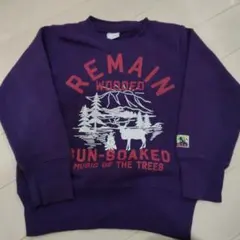 MIKIHOUSE　Picnic 紫色 トレーナー 120