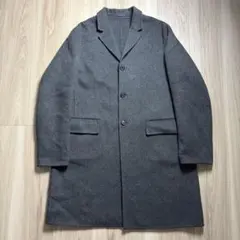 MUJI Labo カシミヤ混 無印良品 チェスターコート グレー Mサイズ