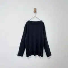 ジョルジュレッシュ　薄手ニット　ダークグレー　長袖　ハイローヘムのサムネイル