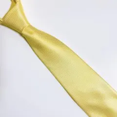 Valigetta ソリッドタイ 単色 シンプル 無地 黄色 イエロー ネクタイ