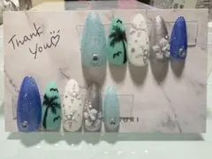 ネイルチップセット 10個 Summerネイル