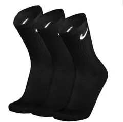 NIKE クルーソックス 3足セット ブラック25-28cmのサムネイル