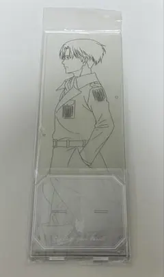 進撃の巨人☆描き下ろし リヴァイ 冬の歩み 線画 特大アクリルスタンド ロフト