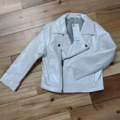 フェイクレザーブルゾン GU